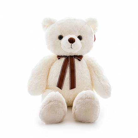 Мягкая игрушка Медведь кремовый с ленточкой, 65 см. 
